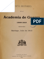 Reseña Historica de La Academia de Guerra. 1886-1915. (1915)