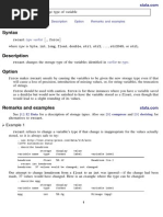 Change Storage Type in Stata