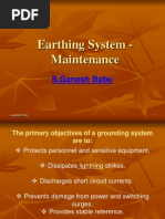 2 Earthing System - Maintenance