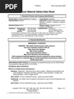 MSDS Propylene