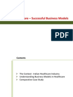 Indian Healthcare Successful Business Models