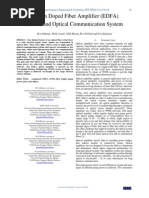 Erbium Doped Fiber Amplifier (EDFA) For C-Band Optical Communication System