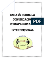 Comunicación Intrapersonal e Interpersonal