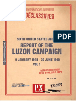 Report of Luzon Campaign - 6th US ARMY