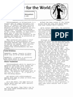 Water For The World: Methods of Controlling Schistosomiasis