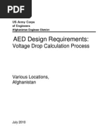 Voltage Drop Calculations - U.S Formula