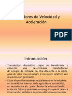 Sensores de Velocidad y Aceleración