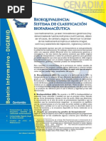 Sistema de Clasificacion Biofarmaceutica