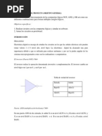 Reporte Compuertas Lógicas NOT, And, or