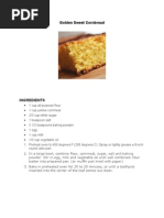 Golden Sweet Cornbread