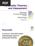 Griggs Chapter 08 Personality Theories Assessment DP