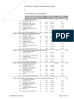 Composição de Custos SIURB