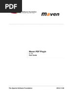 Maven PDF Plugin