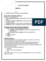 Lab. 1 General Principles: Types of Orthodontic Appliances