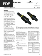 Loadbreak Apparatus Connectors: 200 A 25 KV Class Loadbreak Bushing Insert