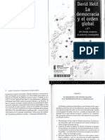 Held, David - La Democracia y El Orden Global: Del Estado Al Gobierno Cosmopolita