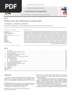 Incidence and Role of Salmonella in Seafood Safety