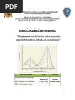 Desplazamiento de Bandas y Determinación Espectrofotométrica Del Pka de Un Indicador