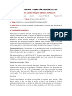 Informe Del Laboratorio de Ciencias Naturales