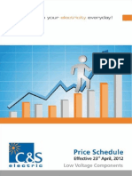 Price Schedule - Low Voltage Components