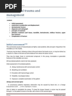 Maxillofacial Trauma and Management