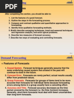 Demand Forecasting - Lecture Notes