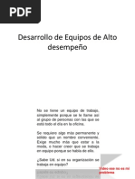 Equipos de Alto Desempeño