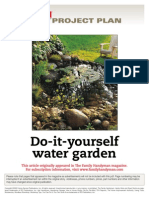 Do It Yourself Water Garden 