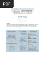 Healing Touch Program, Level I