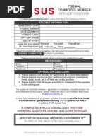 ASUS Formal Committee Member Application