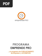 Programa Emprende PRO