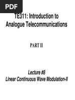 TE311 Lecture08 DSB SC Modulation