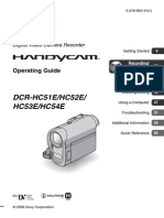 DCR-HC51E/HC52E/ HC53E/HC54E: Operating Guide