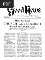 Good News 1961 (Vol X No 01) Jan