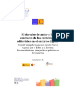 CERLALC El Derecho de Autor y Los Contratos de Los Contenidos Editoriales en El Entorno Digital