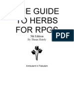 The Guide To Herbs For Role Playing Games