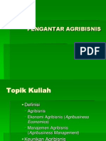 Pengantar Agribisnis