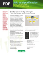 Micro Bio-Spin and Bio-Spin Columns For Probe Clean-Up and Dye Terminator Removal