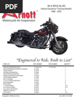 Arnott Motorcycle Air Suspension For Bagger