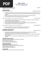 Katie Kovage Resume