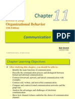 Robbins Organization Behaviour Chapter 11