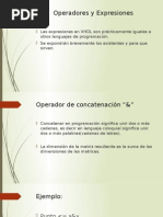 Operadores y Expresiones Con VHDL