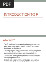 Introduction To Rlogistic