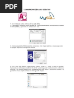 5.2 Migracion de Bases de Datos