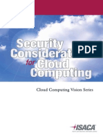 Security Considerations Cloud Computing