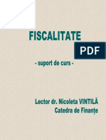 Curs 1 Fabbv. Sistem Fiscal, Creanta Si Obligatie Fiscala