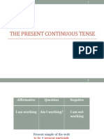 Present Continuous Tense