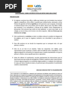 Cuestionario Sobre Violencia Escolar Entre Pares Ceein 2011