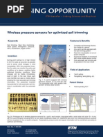 Wireless Pressure Sensors For Optimized Sail Trimming