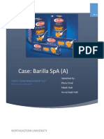 Barilla Spa Case Study